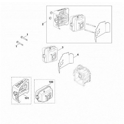 Bild von F - Auspuff XT-800 (XT800-0036)