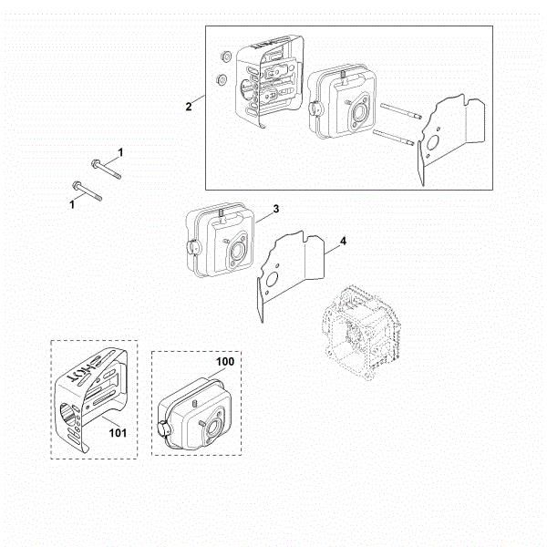 Bild von F - Auspuff XT-800 (XT800-0036)