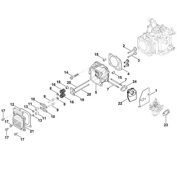 Bild von I - Ventildeckel, Ventile XT-800 (XT800-0036)