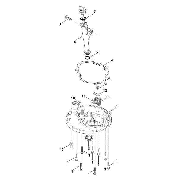 Bild von K - Schmiersystem, Ölwanne XT-800 (XT800-0036)