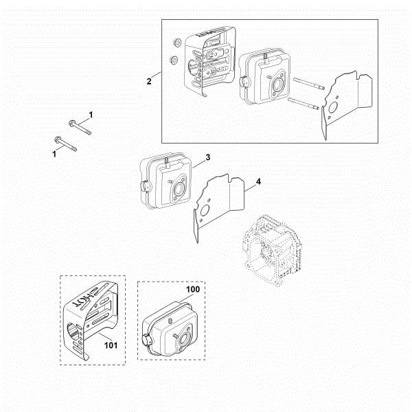 Bild von F - Auspuff XT-800 (XT800-3086)