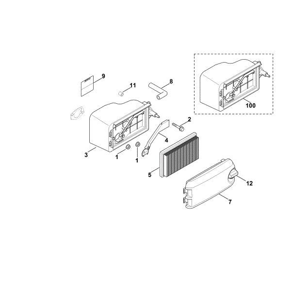 Bild von B - Luftfilter XT-800 (XT800-3088)