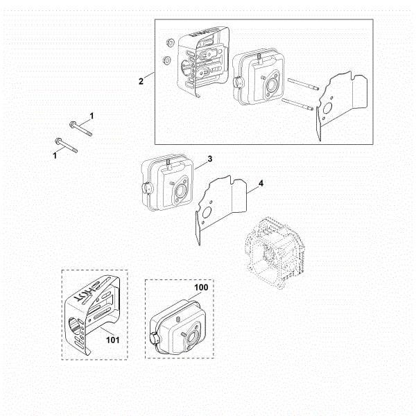 Bild von F - Auspuff XT-800 (XT800-3088)