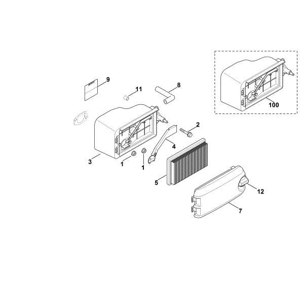 Bild von B - Luftfilter XT-800 (XT800-3090)