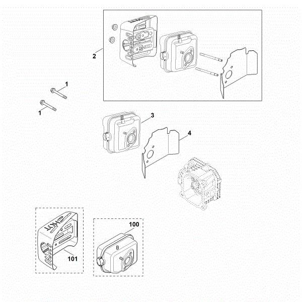Bild von F - Auspuff XT-800 (XT800-3091)