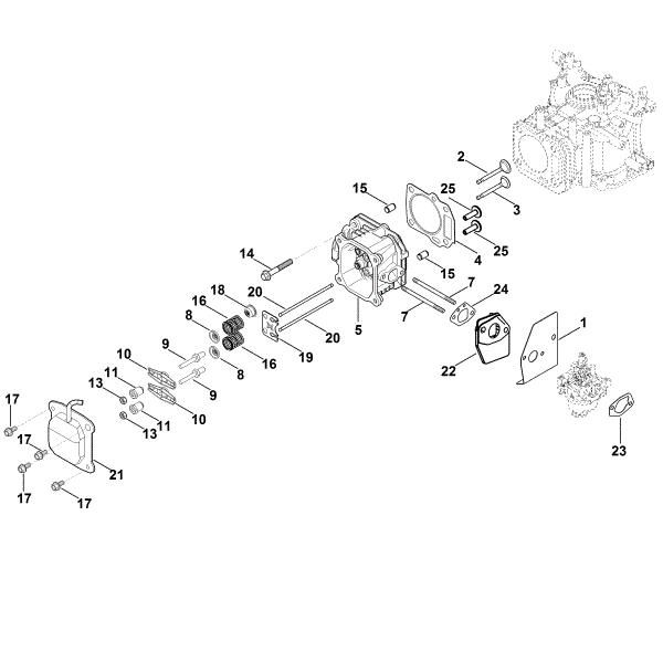 Bild von I - Ventildeckel, Ventile XT-800 (XT800-3091)