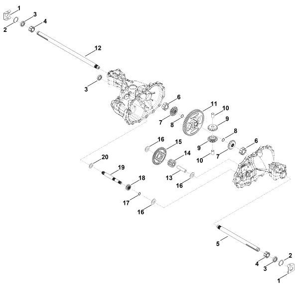 Bild von B - Fahrantrieb T2-CHBF-2X3C-1TX1