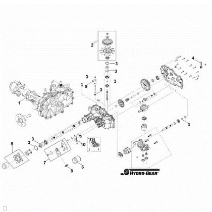 Bild von A - Achsgetriebe links ZH-JPBB-SF7B-2XLX