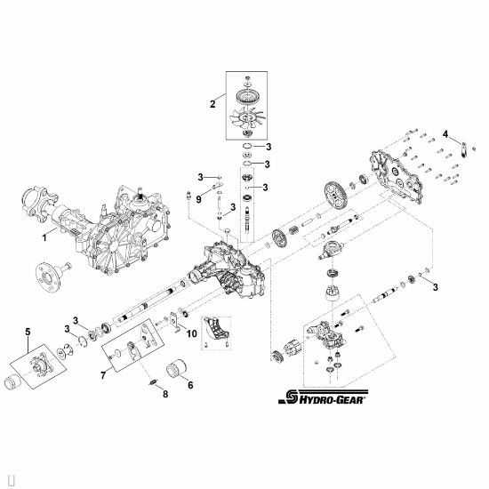 Bild von A - Achsgetriebe links ZH-JPBB-SF7B-2XLX