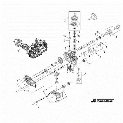 Bild von A - Achsgetriebe rechts ZL-LPHH-UL7C-3XLX