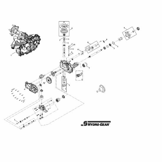 Bild von A - Achsgetriebe rechts ZS-GKEF-9TB-11RX
