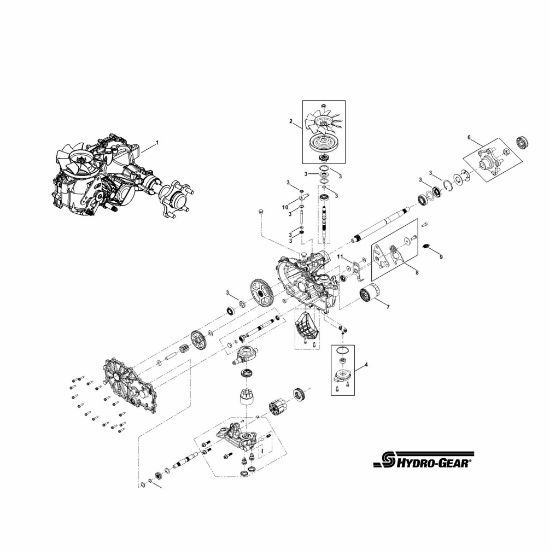 Bild von A - Achsgetriebe links ZS-KKEF-9T7C-11RX
