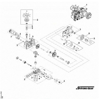 Bild von A - Achsgetriebe links 1710-1024L