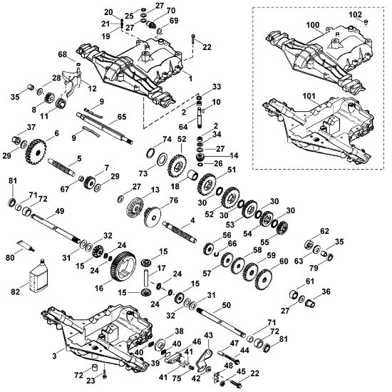 Bild von B - Getriebe MST 205 - 576