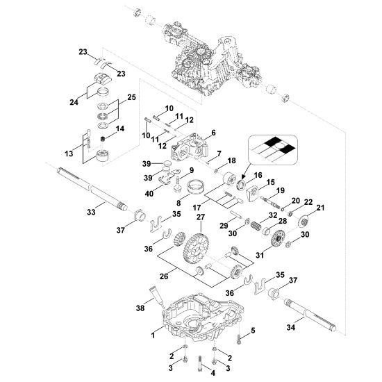 Bild von C - Getriebe Unterteil K46 BM