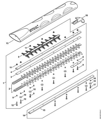 Akku-Heckenscheren (HSA) HSA 130.0 T Schneideinrichtung 600 mm T der Marke Stihl
