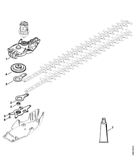 Akku-Heckenscheren (HSA) HSA 86 Getriebe der Marke Stihl