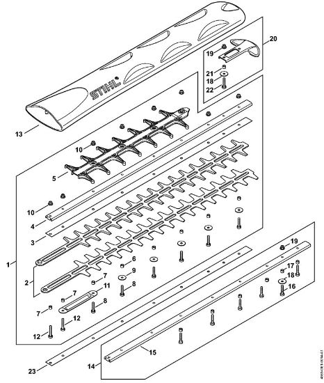 Akku-Heckenscheren (HSA) HSA 94 R Schneideinrichtung 600 mm R der Marke Stihl