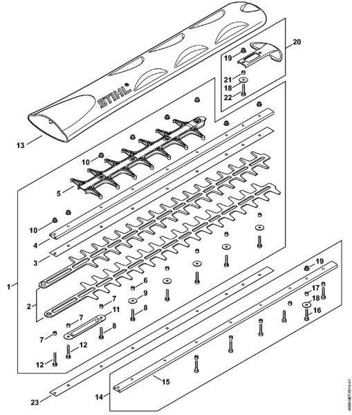Akku-Heckenscheren (HSA) HSA 94 R Schneideinrichtung 600 mm R der Marke Stihl