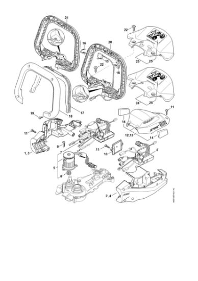 Bild von Motorgehäuse, Elektronikmodul HSA 94 T