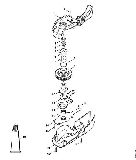 Elektro-Heckenscheren (HSE) HSE 61 Getriebe HSE 61 der Marke Stihl