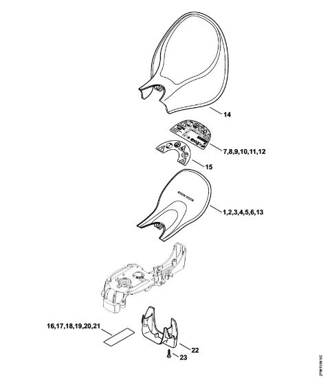 Elektro-Heckenscheren (HSE) HSE 81 Handschutz der Marke Stihl
