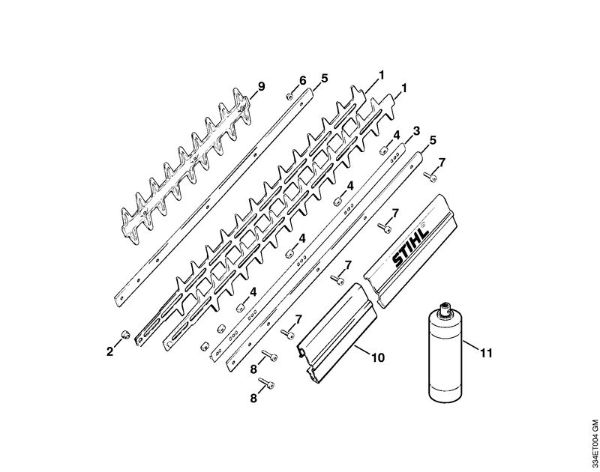 Heckenscheren (HS) HS 246 HS 246 Messer der Marke Stihl