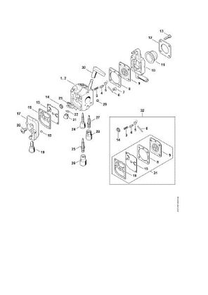 Bild von Vergaser C1Q-S198, C1Q-S140 HS 81 T