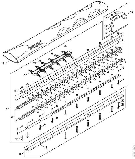 Heckenscheren (HS) HS 82 RC-E Schneideinrichtung 750 mm R der Marke Stihl