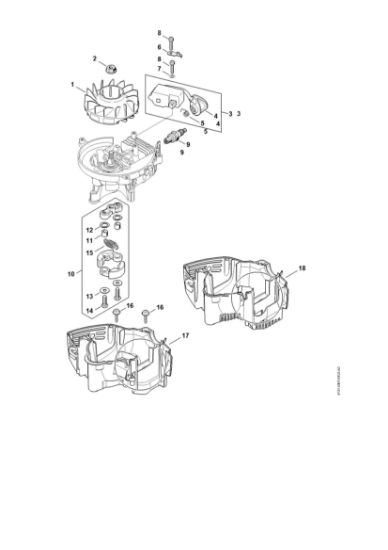 Bild von Zündanlage, Kupplung HS 82 RC-E