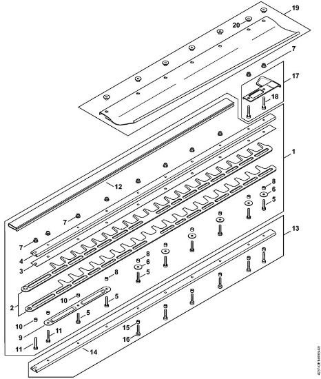 Heckenscheren (HS) HS 87 R Schneideinrichtung 750 mm R (41.2018) der Marke Stihl
