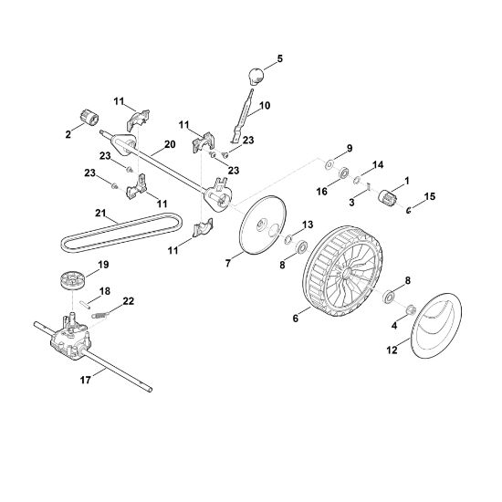 Bild von D - Vorderachse, Getriebe RMA 2.0 RT