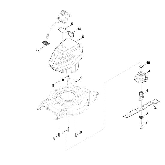 Bild von E - Motor, Messer RMA 2.1 RP