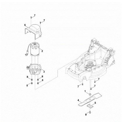 Bild von D - Motor, Messer RMA 235.1