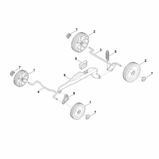 Bild von C - Fahrwerk, Höhenverstellung RMA 239.1 C