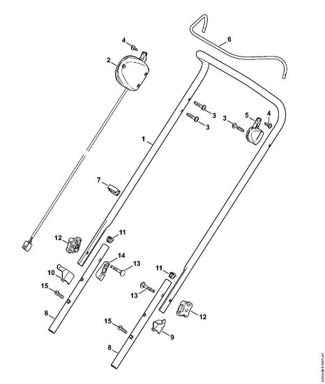 Akku-Rasenmäher (RMA) RMA 370 Lenker der Marke Stihl