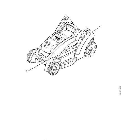 Akku-Rasenmäher (RMA) RMA 370 Maschinennummer der Marke Stihl