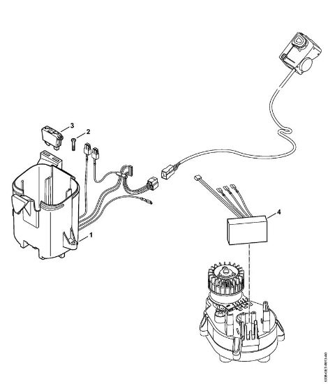 Akku-Rasenmäher (RMA) RMA 410 C Batteriehalter, Elektronikmodul der Marke Stihl