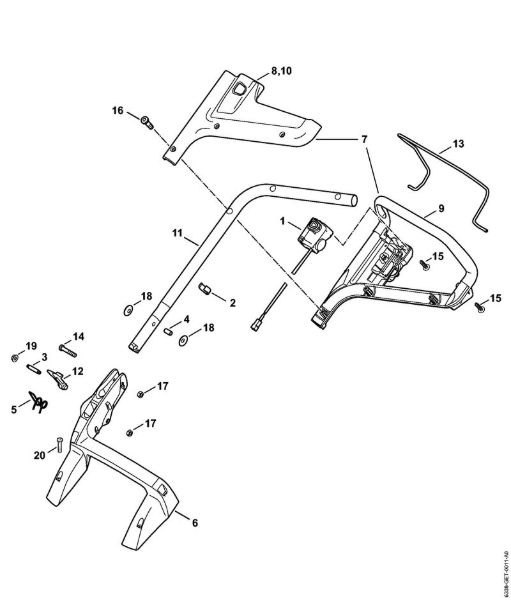 Akku-Rasenmäher (RMA) RMA 410 C Lenker der Marke Stihl