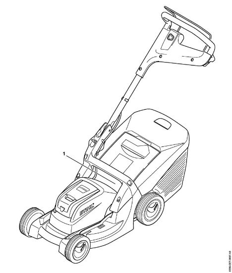 Akku-Rasenmäher (RMA) RMA 410 C Maschinennummer der Marke Stihl