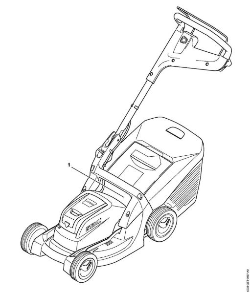 Akku-Rasenmäher (RMA) RMA 410 C Maschinennummer der Marke Stihl