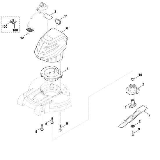 Bild von D - Motor, Messer RMA 443.0 C