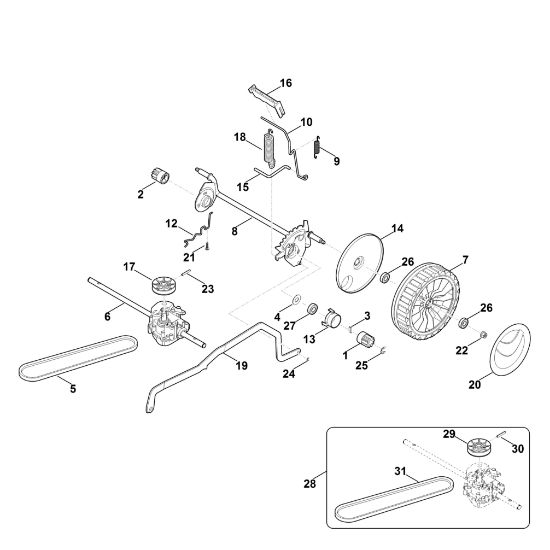 Bild von C - Fahrwerk, Höhenverstellung RMA 443.0 PC