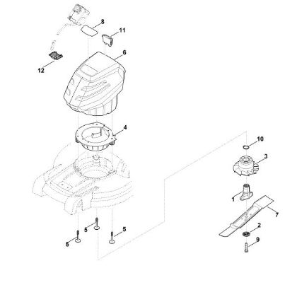 Bild von D - Motor, Messer RMA 443.1 C