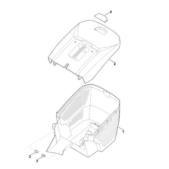 Bild von E - Grasfangkorb RMA 443.1 TC