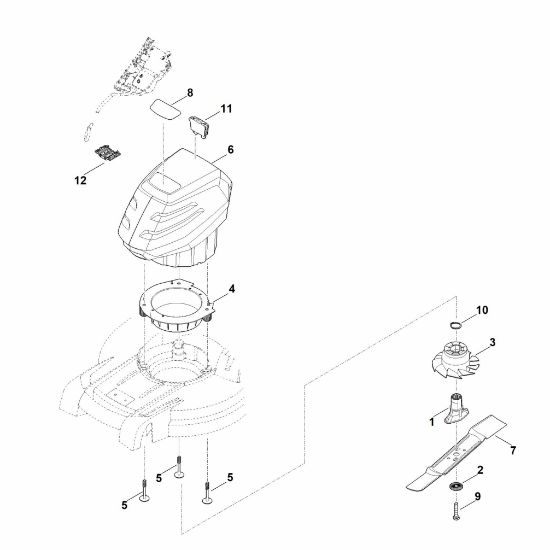 Bild von D - Motor, Messer RMA 443.2
