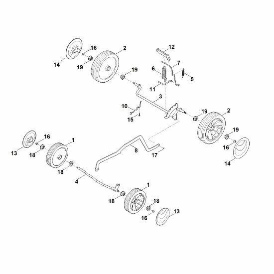 Bild von C - Fahrwerk, Höhenverstellung RMA 443.2 C