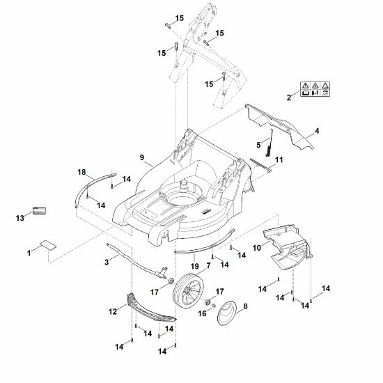 Bild von B - Gehäuse, Vorderachse RMA 448.1 PC