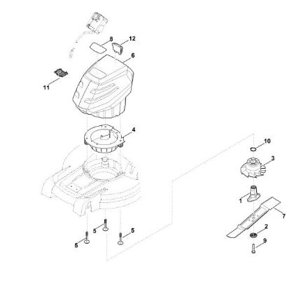 Bild von D - Motor, Messer RMA 448.1 PC