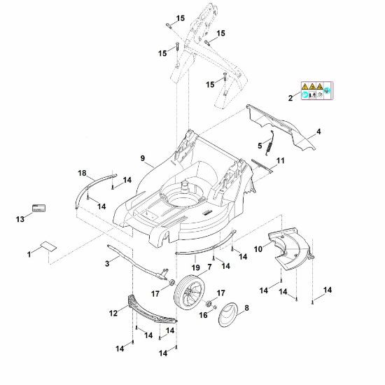 Bild von B - Gehäuse, Vorderachse RMA 448.2 PV